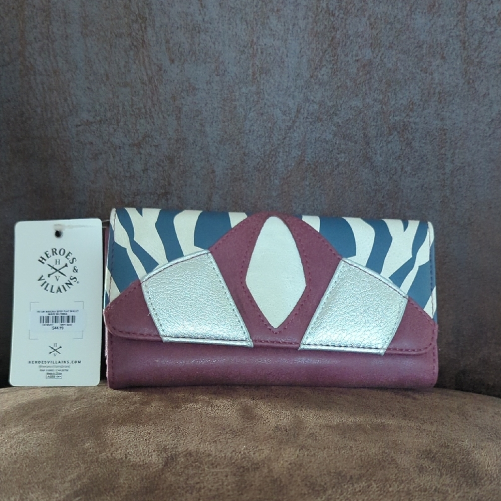 Silver and Purple Women's Bag